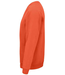 SOL'S Unisex Space Organic Raglan Sweatshirt 03567 - 03567 Burnt Orange Side