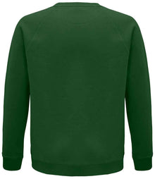 SOL'S Unisex Space Organic Raglan Sweatshirt 03567 - 03567 Bottle Green Back