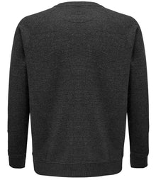 SOL'S Unisex Space Organic Raglan Sweatshirt 03567 - 03567 Charcoal Marl Back