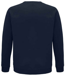 SOL'S Unisex Space Organic Raglan Sweatshirt 03567 - 03567 French Navy Back