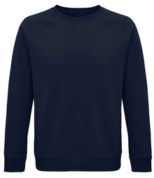 SOL'S Unisex Space Organic Raglan Sweatshirt 03567 - French Navy