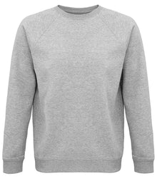 SOL'S Unisex Space Organic Raglan Sweatshirt 03567 - Grey Marl