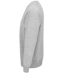 SOL'S Unisex Space Organic Raglan Sweatshirt 03567 - 03567 Grey Marl Side
