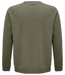 SOL'S Unisex Space Organic Raglan Sweatshirt 03567 - 03567 Khaki Back