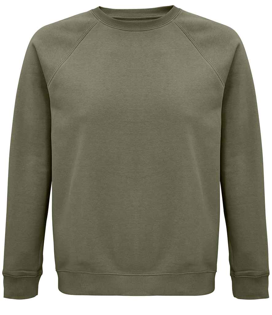 SOL'S Unisex Space Organic Raglan Sweatshirt 03567 - Khaki