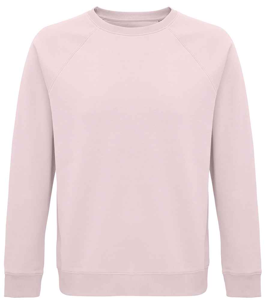 SOL'S Unisex Space Organic Raglan Sweatshirt 03567 - Pale Pink