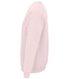 SOL'S Unisex Space Organic Raglan Sweatshirt 03567 - 03567 Pale Pink Side