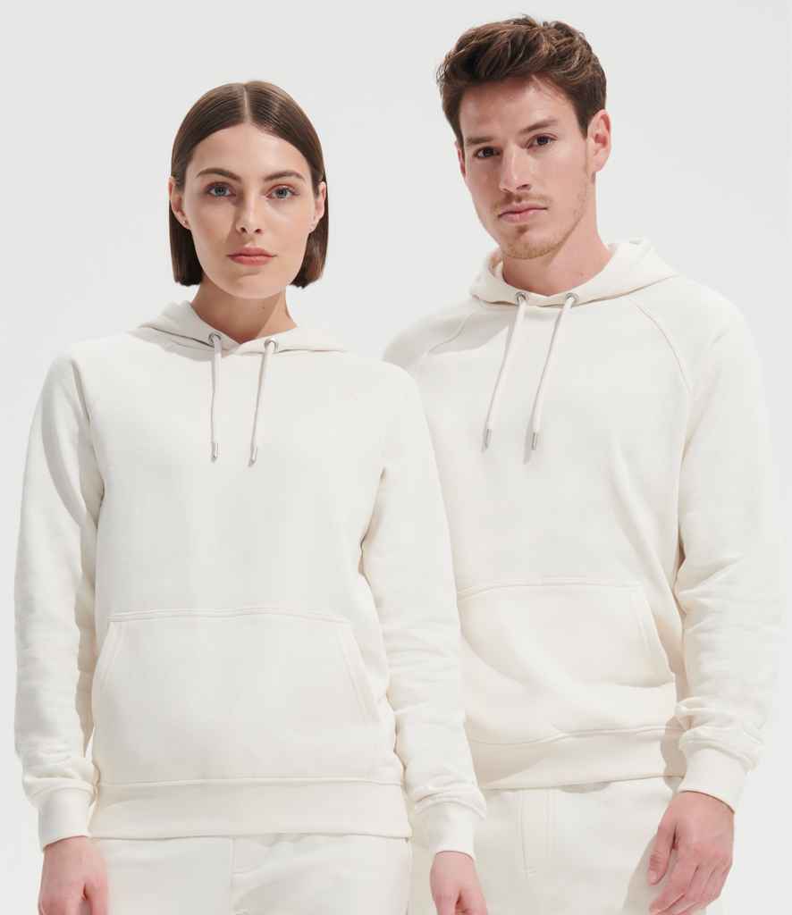 SOL'S Unisex Stellar Organic Hoodie 03568 - 03568 Off White Model