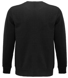 SOL'S Unisex Comet Organic Sweatshirt 03574 - 03574 Deep Charcoal Back