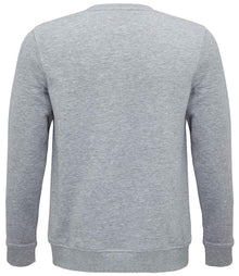 SOL'S Unisex Comet Organic Sweatshirt 03574 - 03574 Grey Marl Back