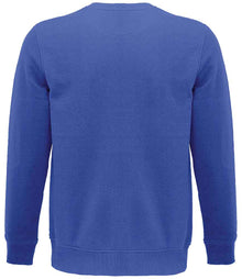 SOL'S Unisex Comet Organic Sweatshirt 03574 - 03574 Royal Blue Back