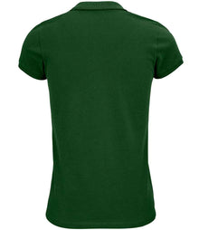 SOL'S Ladies Planet Organic Piqué Polo Shirt 03575 - 03575 Bottle Green Back