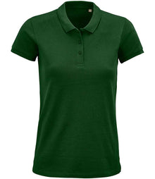 SOL'S Ladies Planet Organic Piqué Polo Shirt 03575 - Bottle Green
