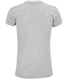 SOL'S Ladies Planet Organic Piqué Polo Shirt 03575 - 03575 Grey Marl Back