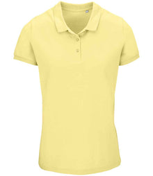 SOL'S Ladies Planet Organic Piqué Polo Shirt 03575 - Light Yellow