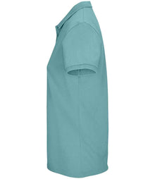 SOL'S Ladies Planet Organic Piqué Polo Shirt 03575 - 03575 Pool Blue Side