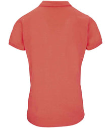 SOL'S Ladies Planet Organic Piqué Polo Shirt 03575 - 03575 Pop Orange Back