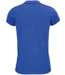 SOL'S Ladies Planet Organic Piqué Polo Shirt 03575 - 03575 Royal Blue Back
