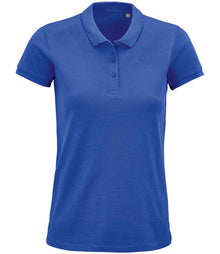 SOL'S Ladies Planet Organic Piqué Polo Shirt 03575 - Royal Blue