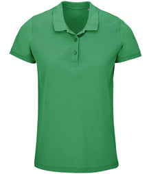 SOL'S Ladies Planet Organic Piqué Polo Shirt 03575 - Spring Green