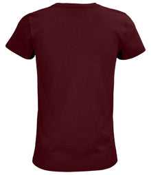 SOL'S Ladies Pioneer Organic T-Shirt 03579 - 03579 Burgundy Back