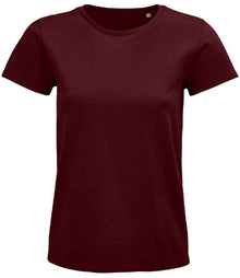 SOL'S Ladies Pioneer Organic T-Shirt 03579 - Burgundy