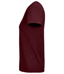 SOL'S Ladies Pioneer Organic T-Shirt 03579 - 03579 Burgundy Side