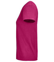 SOL'S Ladies Pioneer Organic T-Shirt 03579 - 03579 Fuchsia Side