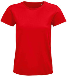 SOL'S Ladies Pioneer Organic T-Shirt 03579 - Red
