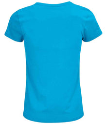 SOL'S Ladies Crusader Organic T-Shirt 03581 - 03581 Aqua Back