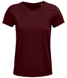 SOL'S Ladies Crusader Organic T-Shirt 03581 - Burgundy