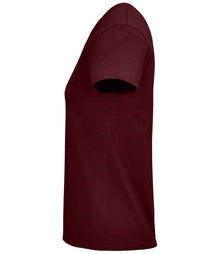 SOL'S Ladies Crusader Organic T-Shirt 03581 - 03581 Burgundy Side