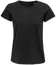 SOL'S Ladies Crusader Organic T-Shirt 03581 - Deep Black