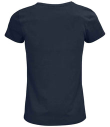 SOL'S Ladies Crusader Organic T-Shirt 03581 - 03581 French Navy Back