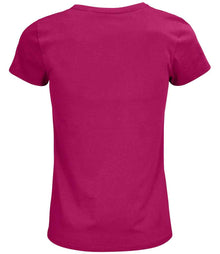 SOL'S Ladies Crusader Organic T-Shirt 03581 - 03581 Fuchsia Back