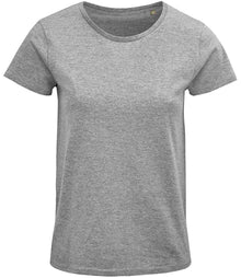 SOL'S Ladies Crusader Organic T-Shirt 03581 - Grey Marl