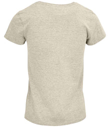 SOL'S Ladies Crusader Organic T-Shirt 03581 - 03581 Heather Beige Back