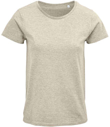 SOL'S Ladies Crusader Organic T-Shirt 03581 - Heather Beige