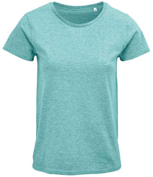 SOL'S Ladies Crusader Organic T-Shirt 03581 - Heather Light Green