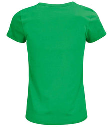 SOL'S Ladies Crusader Organic T-Shirt 03581 - 03581 Kelly Green Back