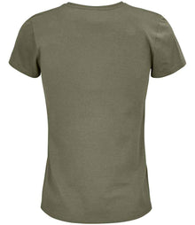 SOL'S Ladies Crusader Organic T-Shirt 03581 - 03581 Khaki Back