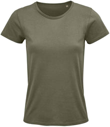 SOL'S Ladies Crusader Organic T-Shirt 03581 - Khaki