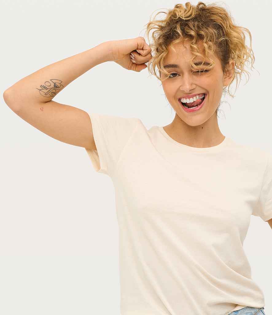 SOL'S Ladies Crusader Organic T-Shirt 03581 - 03581 Natural Model