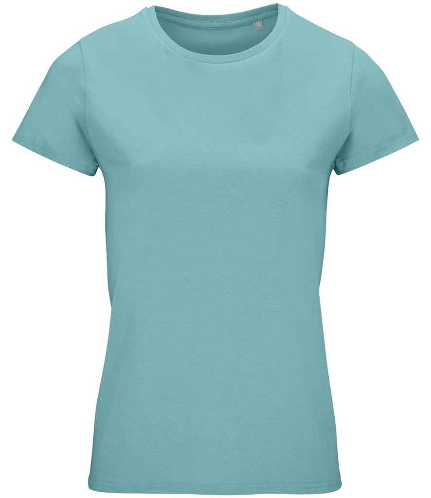 SOL'S Ladies Crusader Organic T-Shirt 03581 - Pool Blue