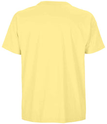 SOL'S Boxy Oversized Organic T-Shirt 03806 - 03806 Light Yellow Back
