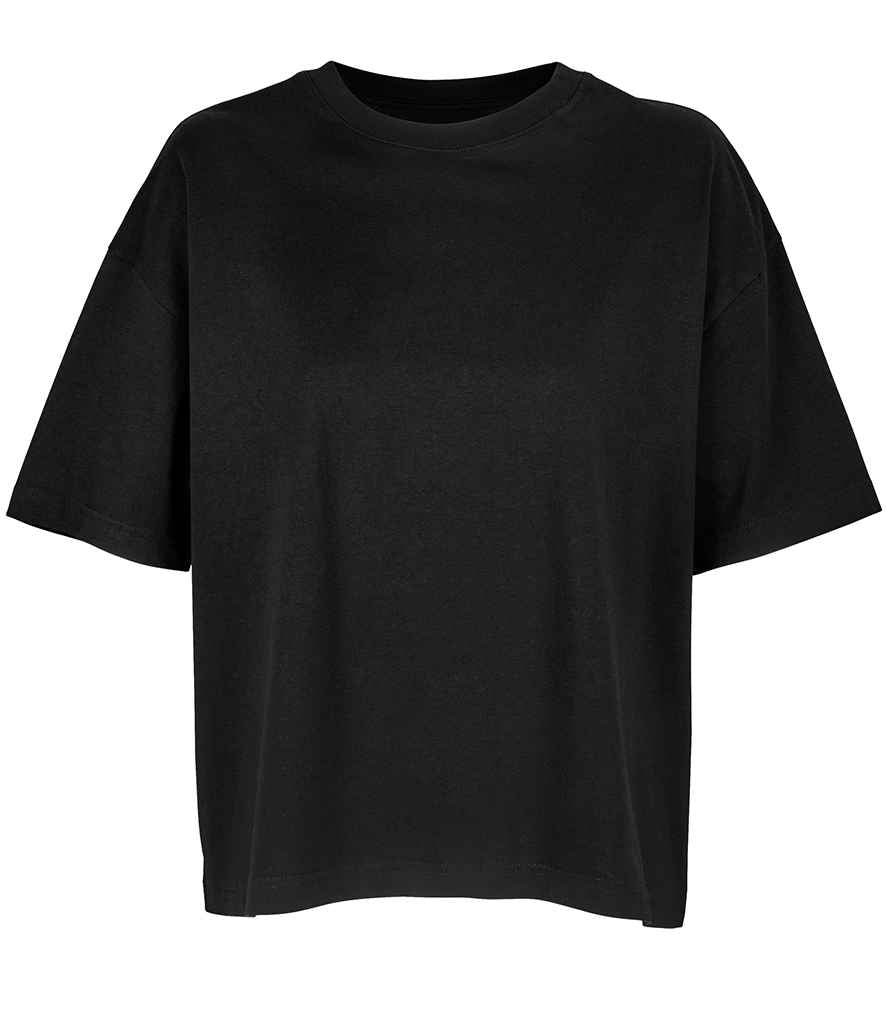 SOL'S Ladies Boxy Oversized Organic T-Shirt 03807 - Deep Black