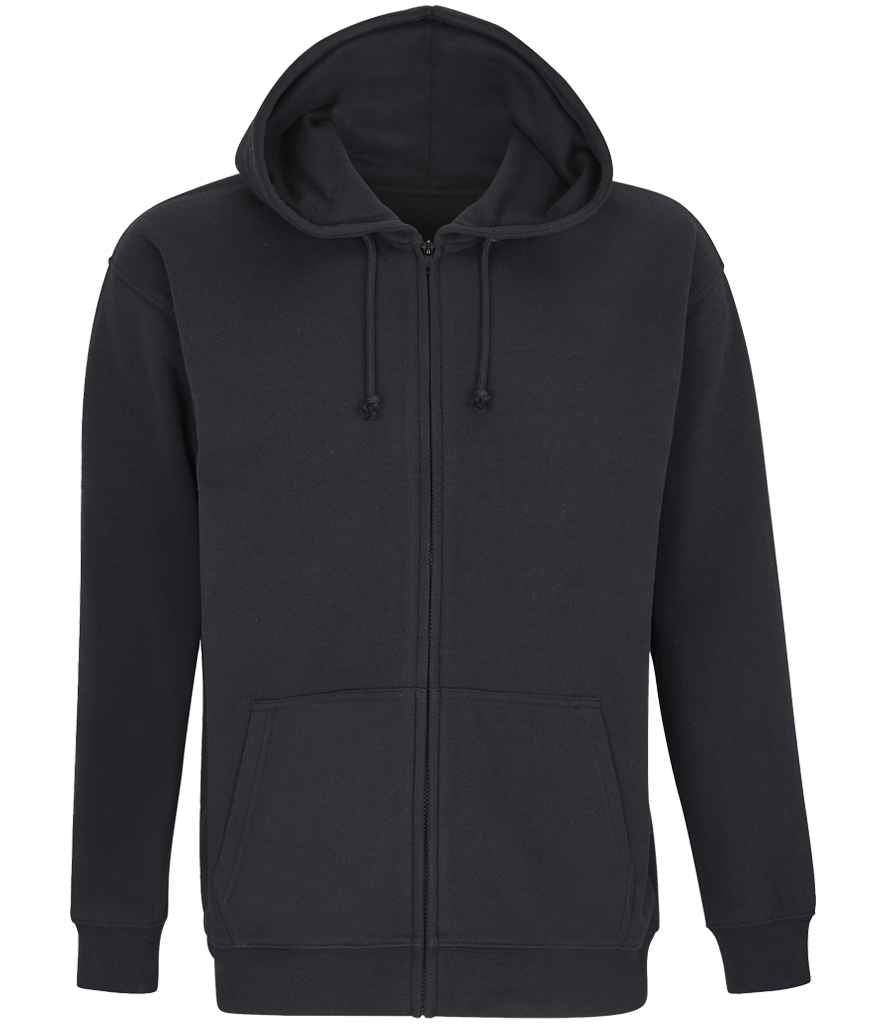 SOL'S Unisex Carter Full Zip Hoodie 03812 - Black