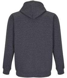 SOL'S Unisex Carter Full Zip Hoodie 03812 - 03812 Charcoal Marl Back