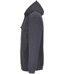 SOL'S Unisex Carter Full Zip Hoodie 03812 - 03812 Charcoal Marl Side