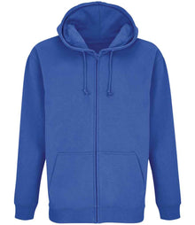 SOL'S Unisex Carter Full Zip Hoodie 03812 - Royal Blue